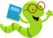 Worm Holding Book Worm Holding Book