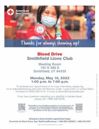 Blood Drive Flyer